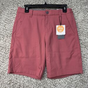 PUMA Dealer‎ Shorts Men's 28 Pink 8 Inch Golf Flat Front New With Tags Stretch